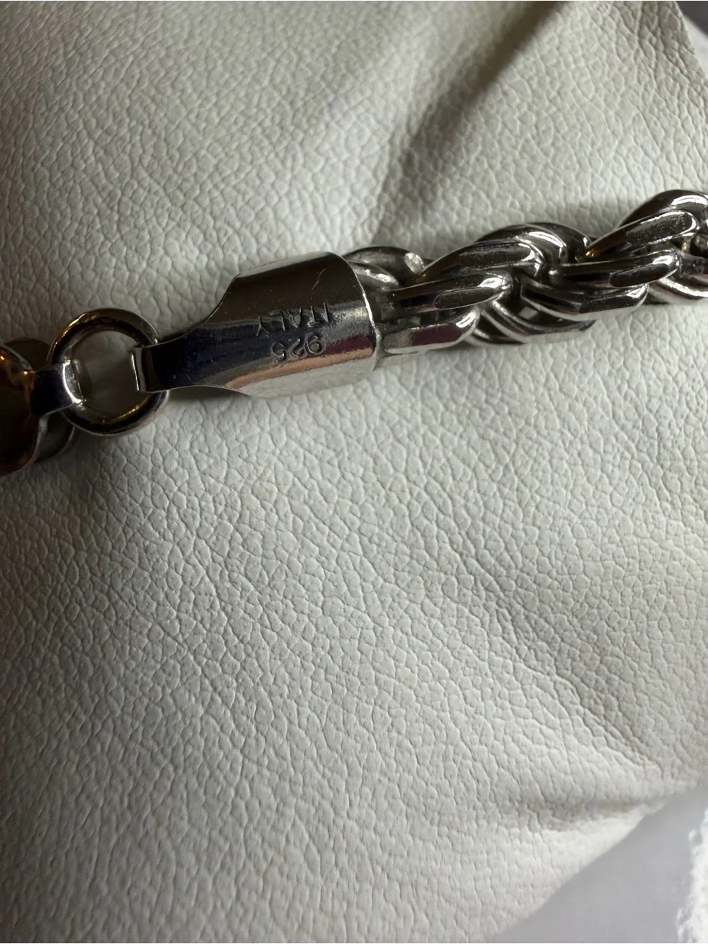 925 Sterling Silver Rope Bracelet